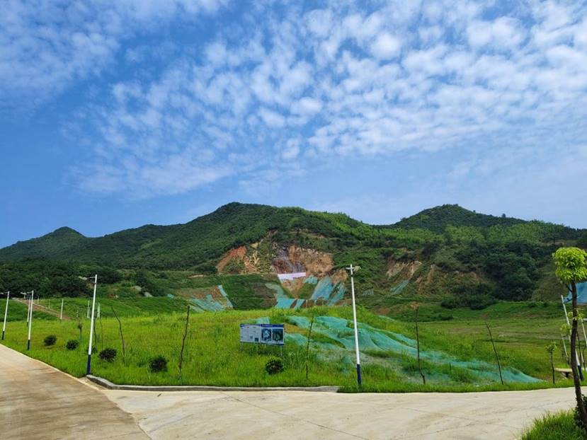 銅山、前山露天采坑復墾項目完成